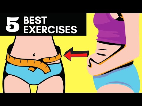 5 Best Pet Kam Karne ki Exercise/ Lose belly fat at home easily