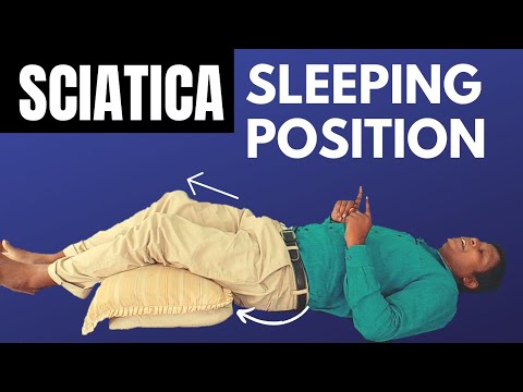 How to Sleep with Sciatica Pain, L5-S1 Disc Bulge (Hindi)
