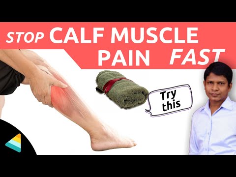 How to Relieve Calf Muscle Pain Instantly? Hint: 2 Stretching exe using towel