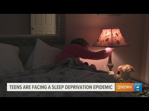 Teens facing sleep deprivation epidemic