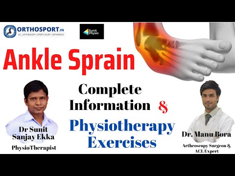 8 Easy Ankle Sprain Exercises| कब Surgery जरूरत है और कैसे होता है@DrManuBora