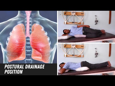 Postural Drainage Position, Take out Cough from Chest| बलगम निकालने की एक्सर्साइज़