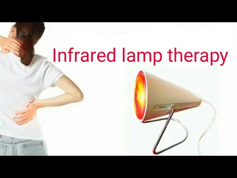 Infrared lamp therapy at home