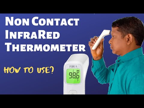 How to Use Non Contact Infraed Thermometer, Fora IR42 Unboxing &amp; Review