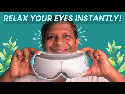 आंखों से तनाव, थकान झट से दूर करें, Agaro Eye Massager से मालिश आँखों की सिकाई करें (Review)