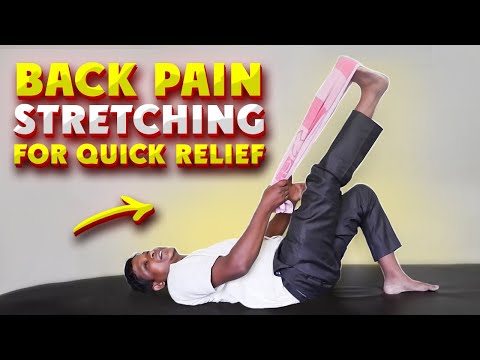 Quick Low Back Pain Relief and Stretching for lower back pain