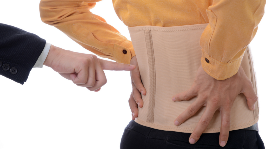how to use l s belt for back pain