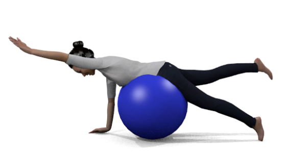 yoga ball exercises for back pain