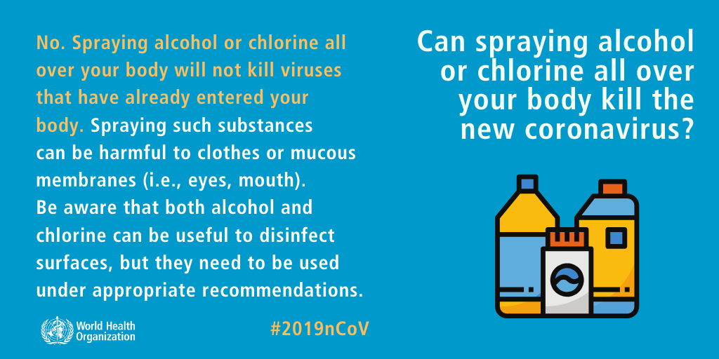 alcohol do not protect coronavirus COVID-19