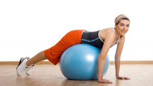 6 Easy Gym Ball Exercises for Lower Back Stretches and Strengthening ...