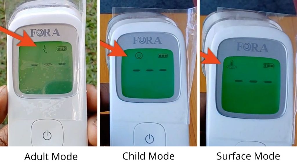 how to set infrared thermometer