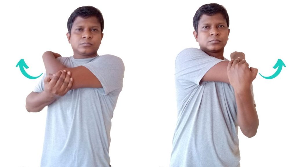 shoulder stretching exercise for body pain relief