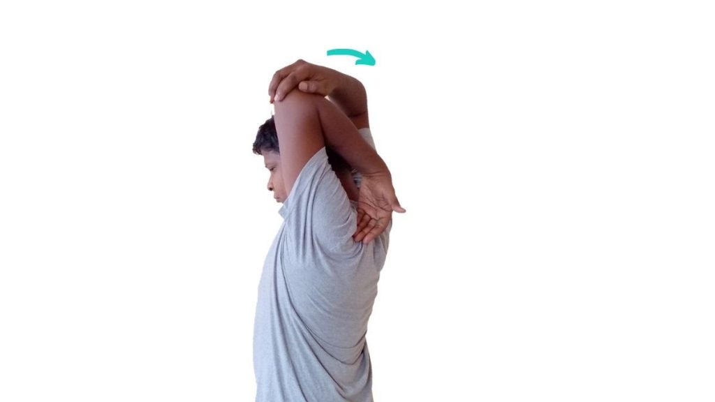 triceps stretching exercise for body ache