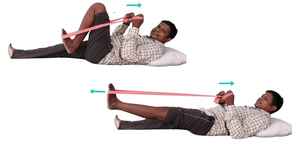 knee flexion extension resistance band