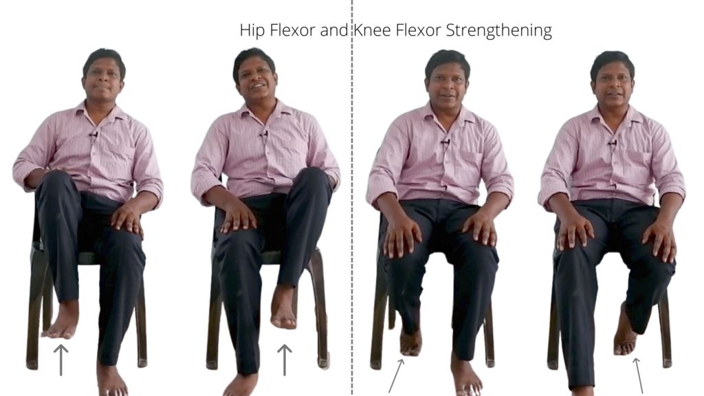 seated hip flexor exercises for seniors