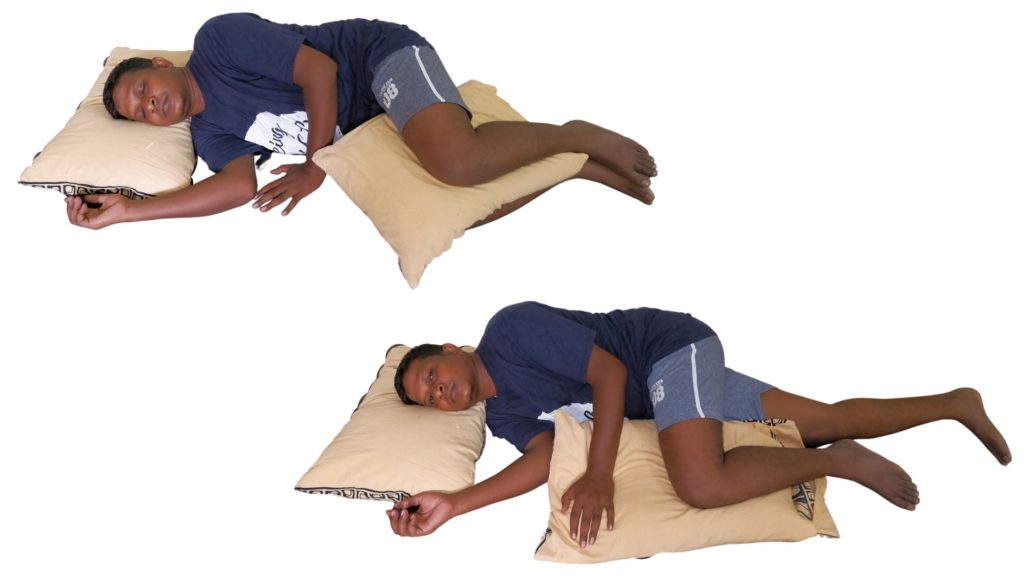 position to sleep for lower back pain