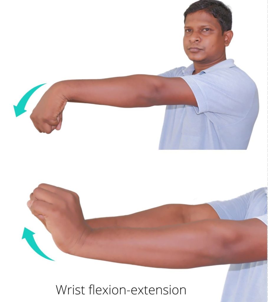 Ganglion cyst wrist exercises flexion extension