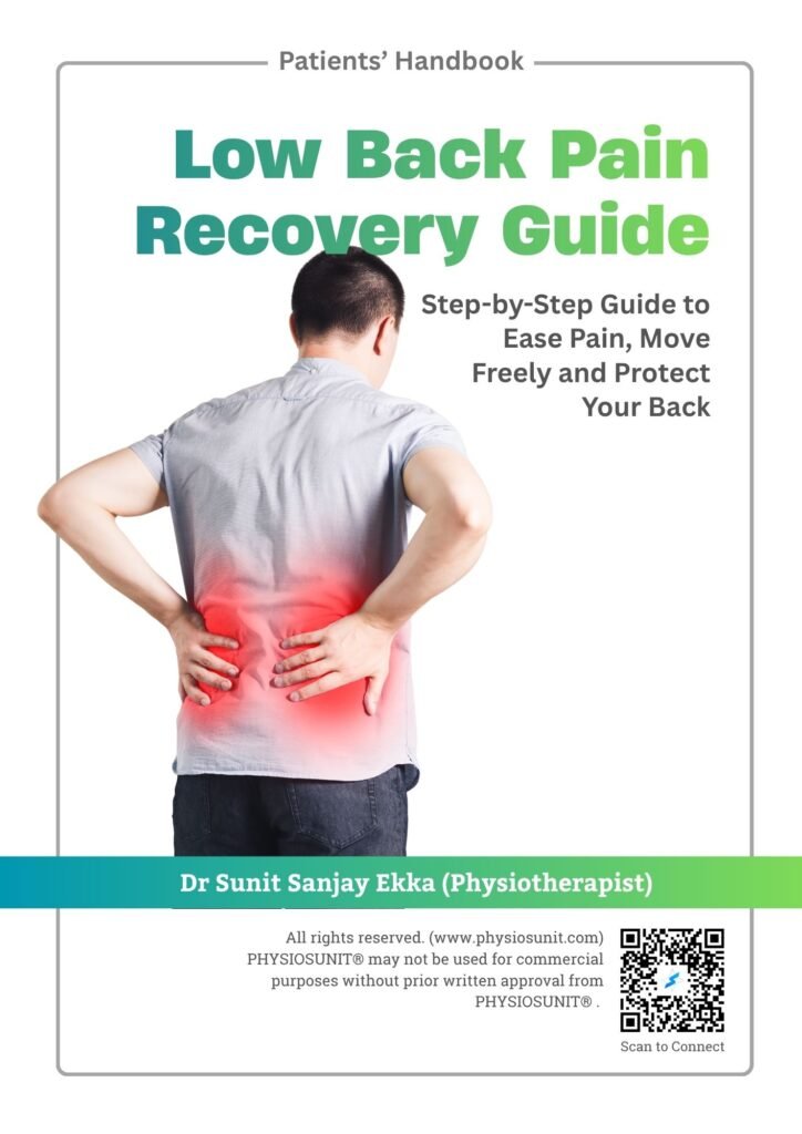 cover low back pain recovery guide patients handbook